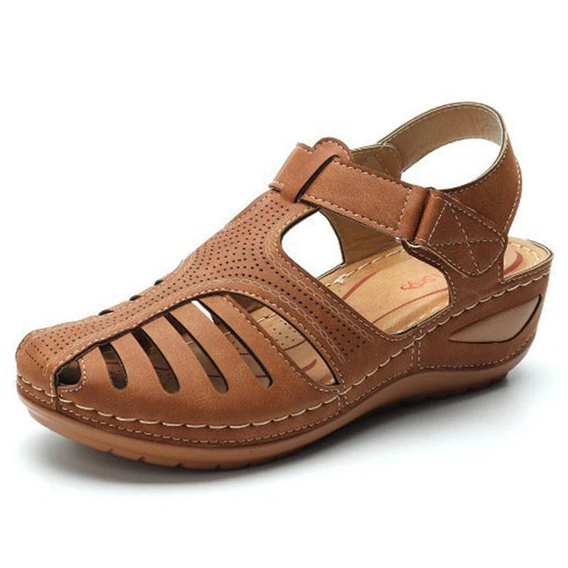 Women's Sandals Classics Summer Shoes For Women Summer Sandals Wedge Heels Sandalias De Mujer With Low Platform Footwear Female