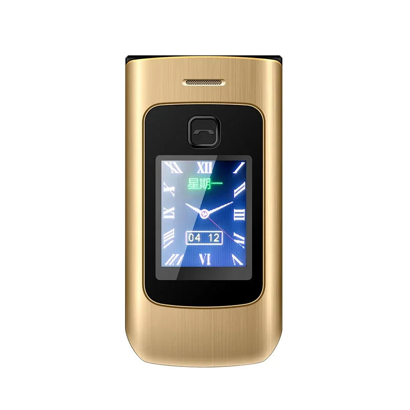 YeeMI K21+ 4G Rugged Feature Phone 2.6Inch Screen Big Button Flip Phone Dual SIM Dual Screen Cellphone 6800mAh Battery Full Band