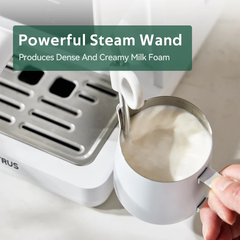 Coffee Maker Espresso Coffee Machine With Milk Frother Wand And Removable Water Tank PE3320A App