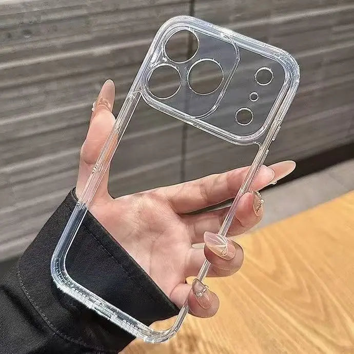 Clear Phone Case For iPhone 17 Pro Max Case Silicone Soft Cases For iPhone 11 12 13 14 15 16 Plus 17 Pro Max Air 16E Back Cases