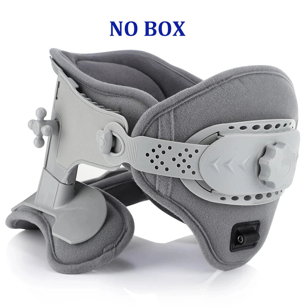 3 in 1 Neck Cervical Traction Electric Heating Spine Stretcher Support Collar Home Chiropractic Tool Spine Neck Posture Brace