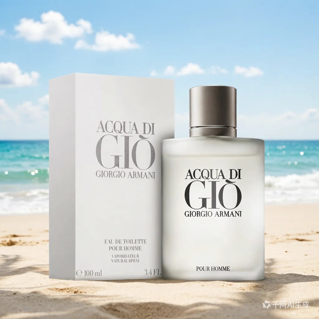 Armani Acqua di Gio EDT 100ml for Men Giorgio Armani Classic Fresh Aquatic Woody Scent Long Lasting Light Perfume Cologne Spray