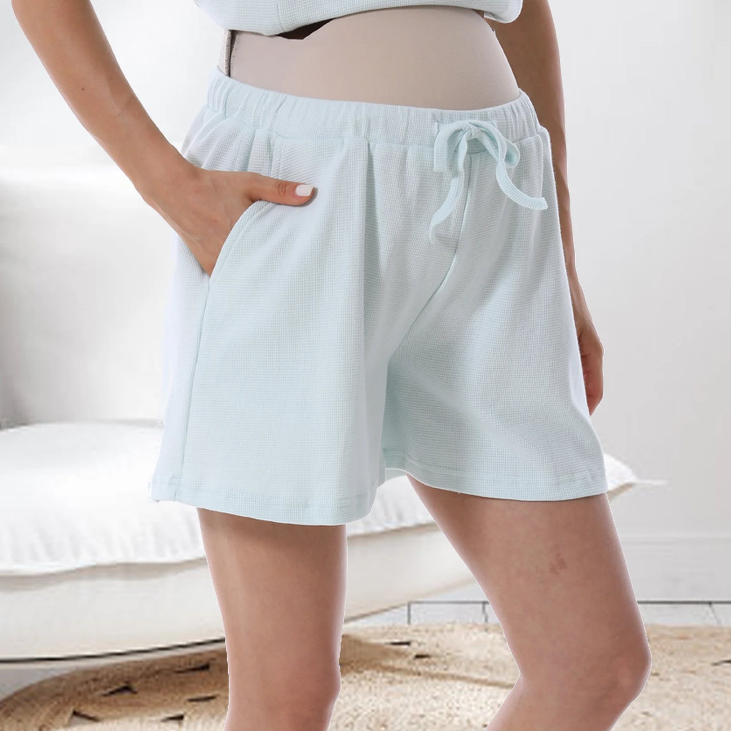 Summer Spring Maternity Clothing Set Nursing Top and Shorts 2PCS Casual Pregnancy Clothes Breastfeeding Tshirts Plus Size