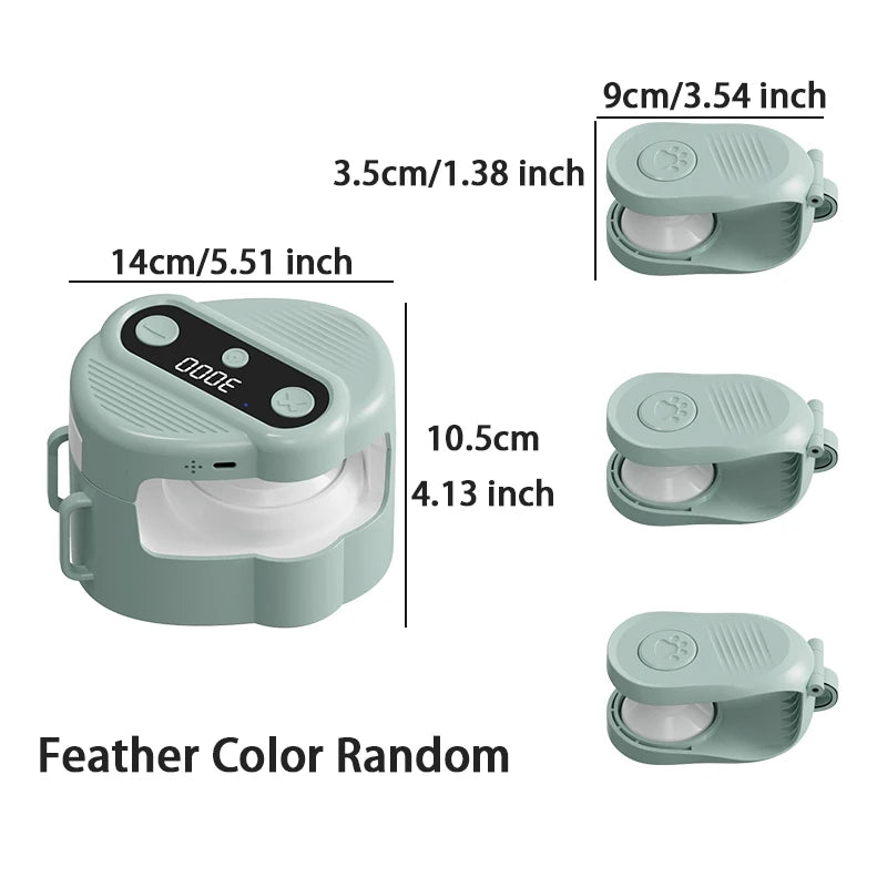 Interactive Cat Toy for Indoor Cats Wheel Exerciser Running Toy Cat Treadmill Remote Control Stimulation Hunting Bird Sound Toy