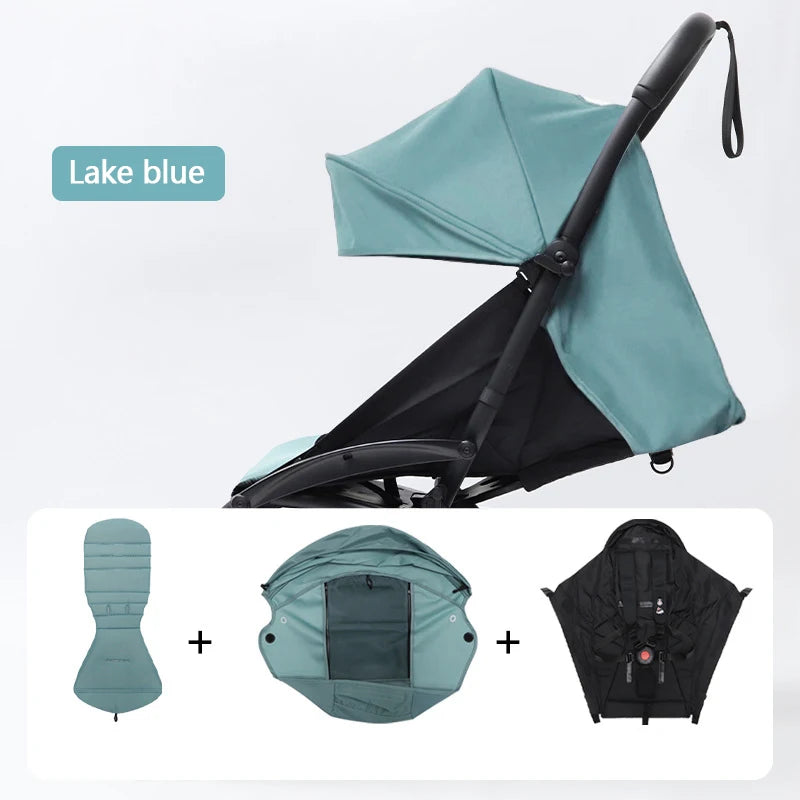 3Pcs /Set 175° Strollers Accessories Sunshade Covers Seat Cushion With Breathable Mesh Canopy Seat Liner Fit YOYO+/YOYO2/YOYA