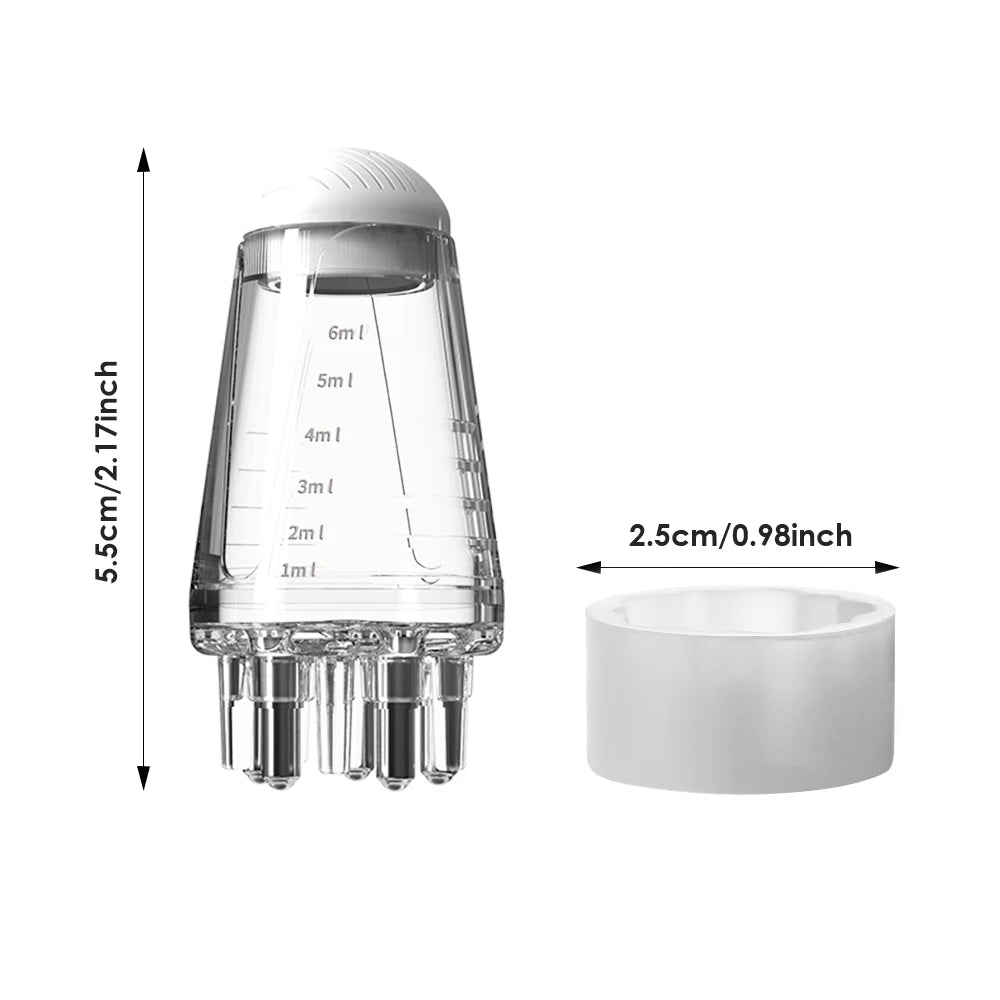Scalp Applicator Liquid Comb for Hair Scalp Treatment Essential Oil Liquid Guiding Massager Comb Hair Growth Serum Oil Apply