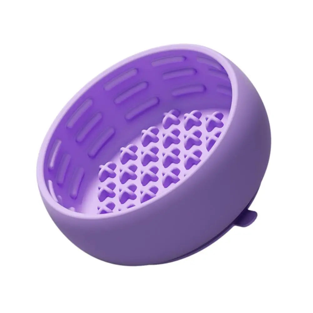 Unique Slow-feeding Reducing Dog's Overeating Bloating Dog Bowl Non-slip Anti-spill Pet Silicone Tableware Portable Feeding Bowl