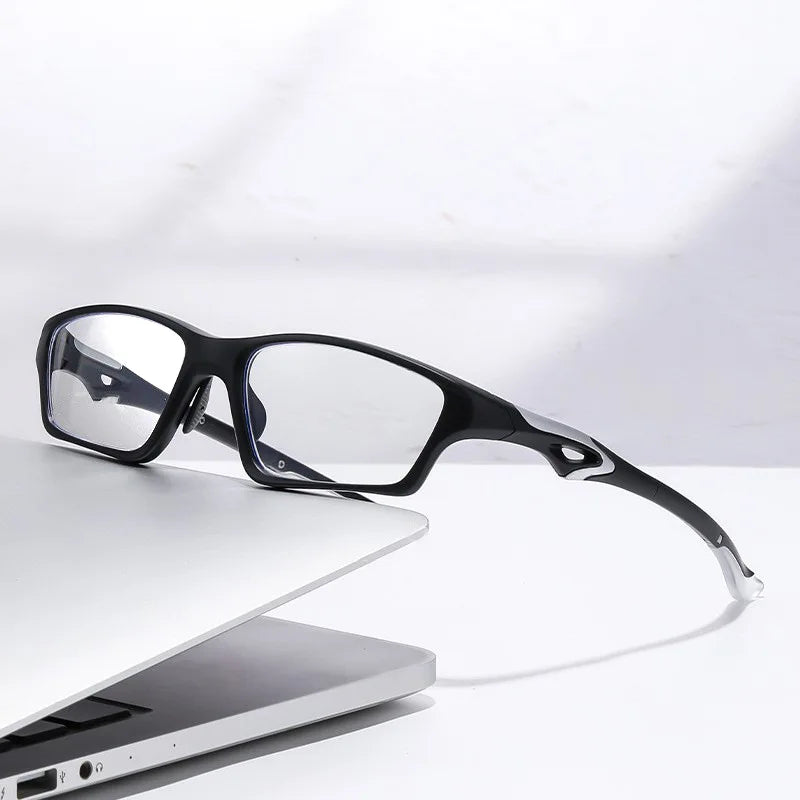 1pc Men TR90 Bifocal Anti Blue Light Reading Glasses Photochromic Presbyopic Sports Glasses for Outdoor Fishing Daily Use