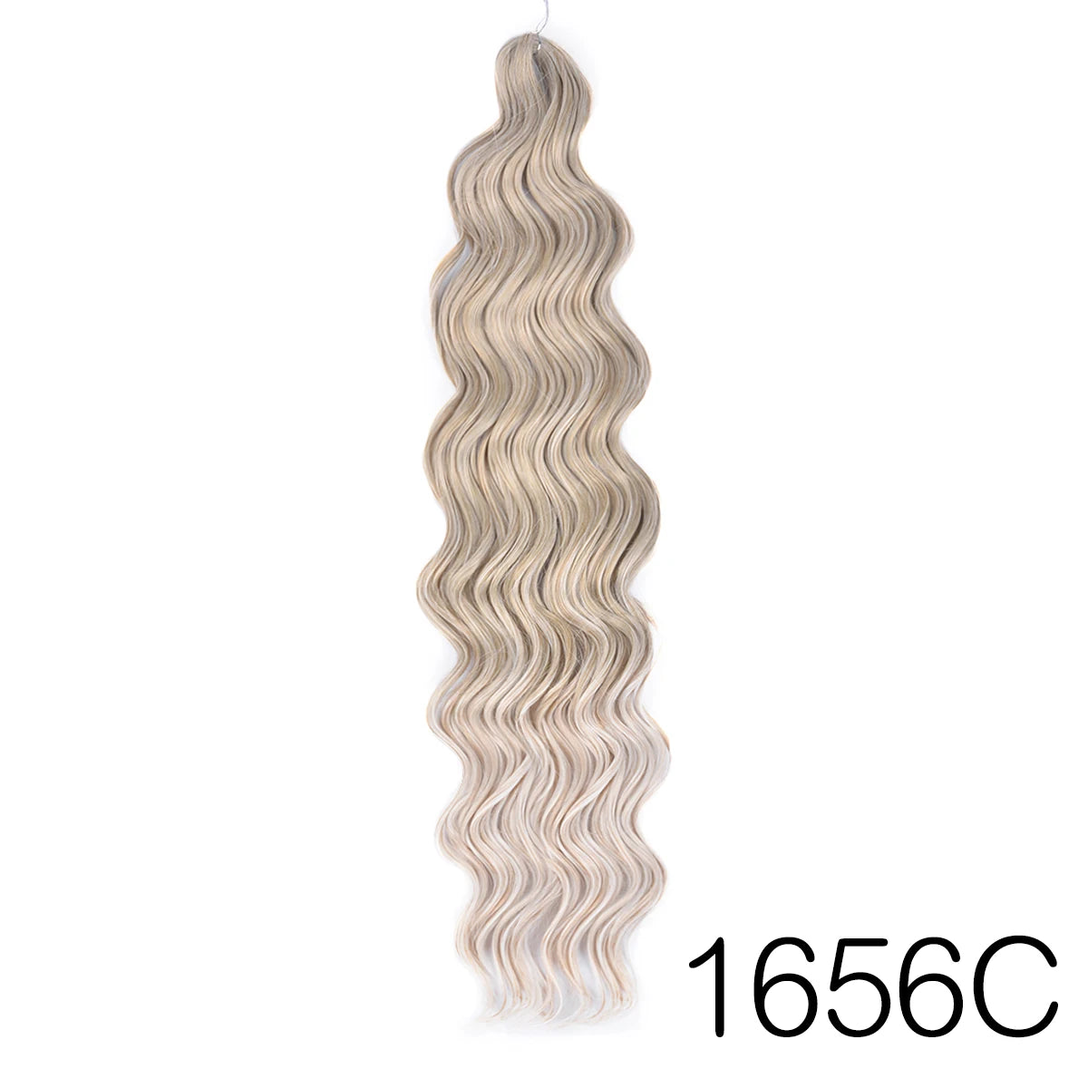 Anna Curl Synthetic Braiding Hair Loose Deep Wave 24 Inch Crochet Hair Extensions Water Wave Twist Pink Color Hair for Women