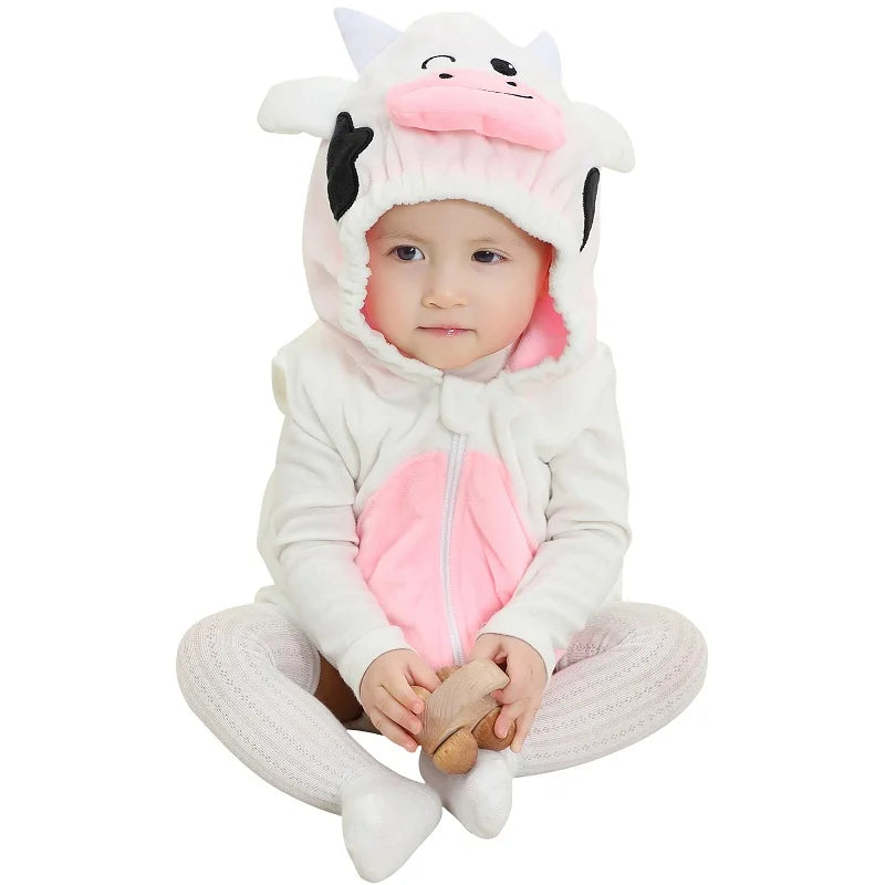 MICHLEY Spring Giraffe Baby Romper Bodysuit Sleeveless Newborn Clothes Infant Toddler Clothing Romper Halloween For Girl Boy