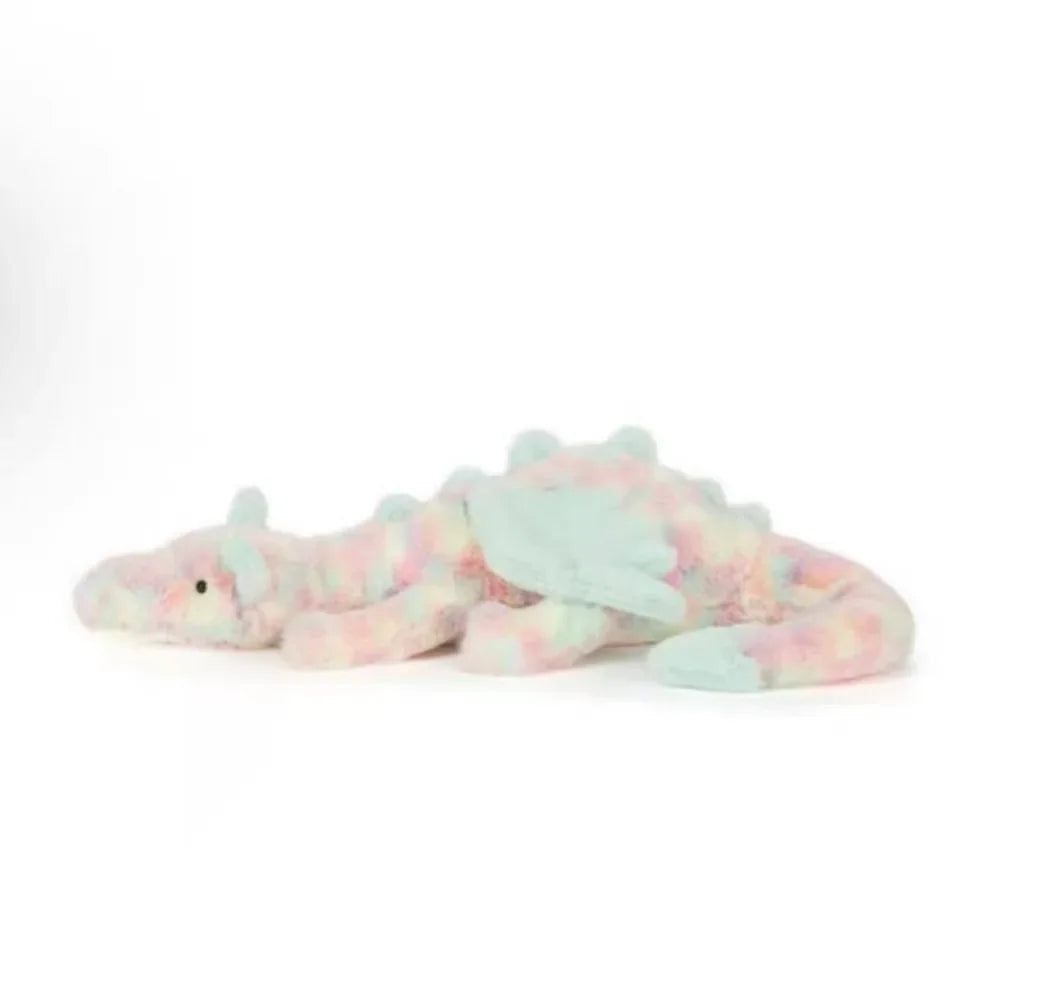 Flying Dragon Series Rainbow Dragon Matcha Dragon Doll Toys Can Soothe Cats and Dogs Pets Holiday Gifts Christmas Halloween