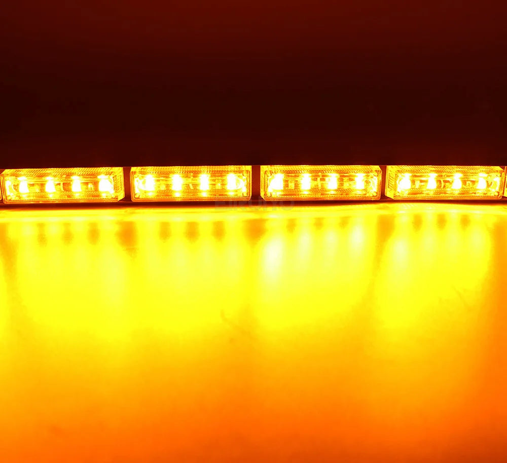 LED Strobe Police Lights For Auto Emergency Grill Warning Lamp 16 led Windshield Bar Traffic Advisor Flashlight Car Accessories