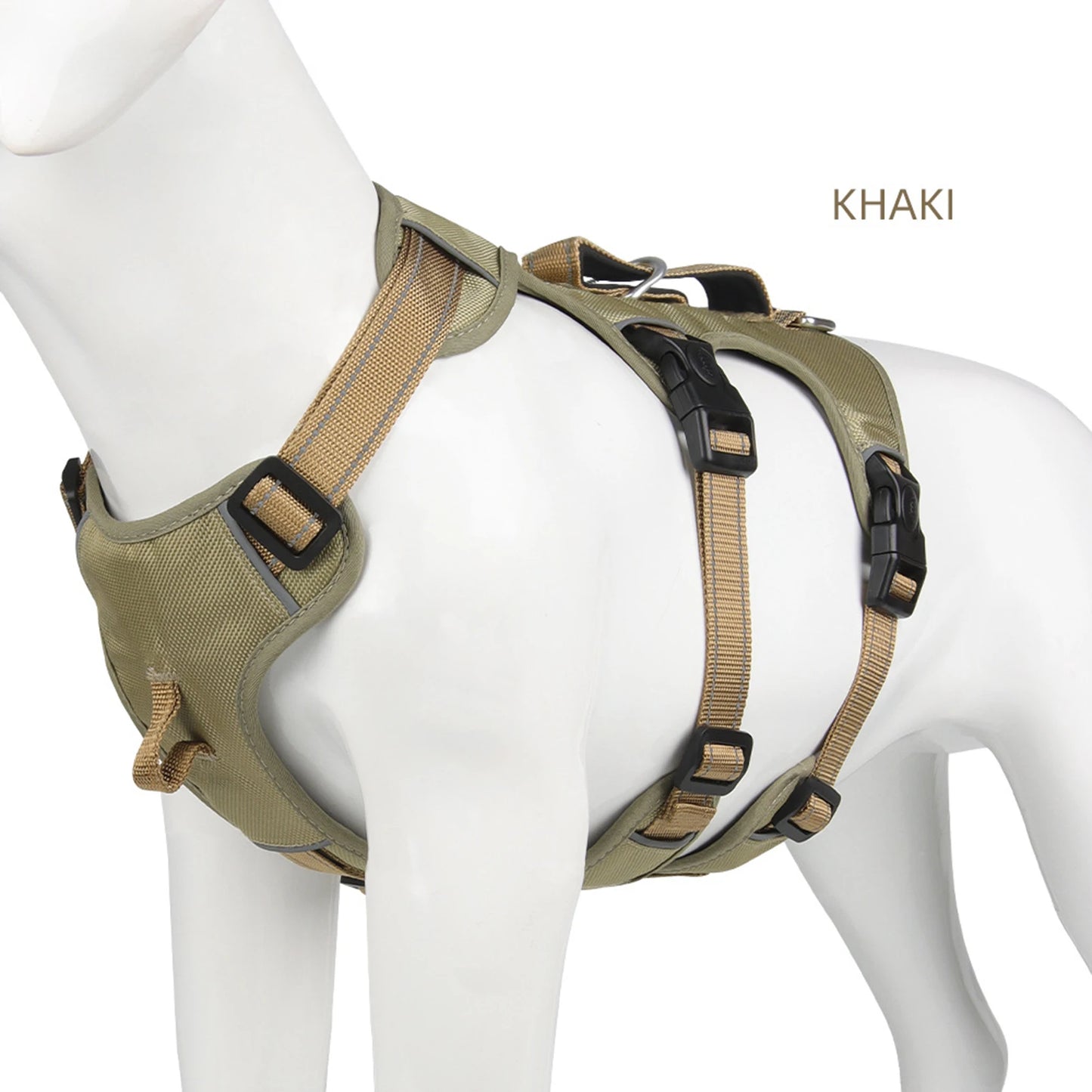 Dog Harness No Pull Dog Harness Adjustable Highly Reflective at Night Pet Chest Harness Easy Control Medium Large Dog Harness