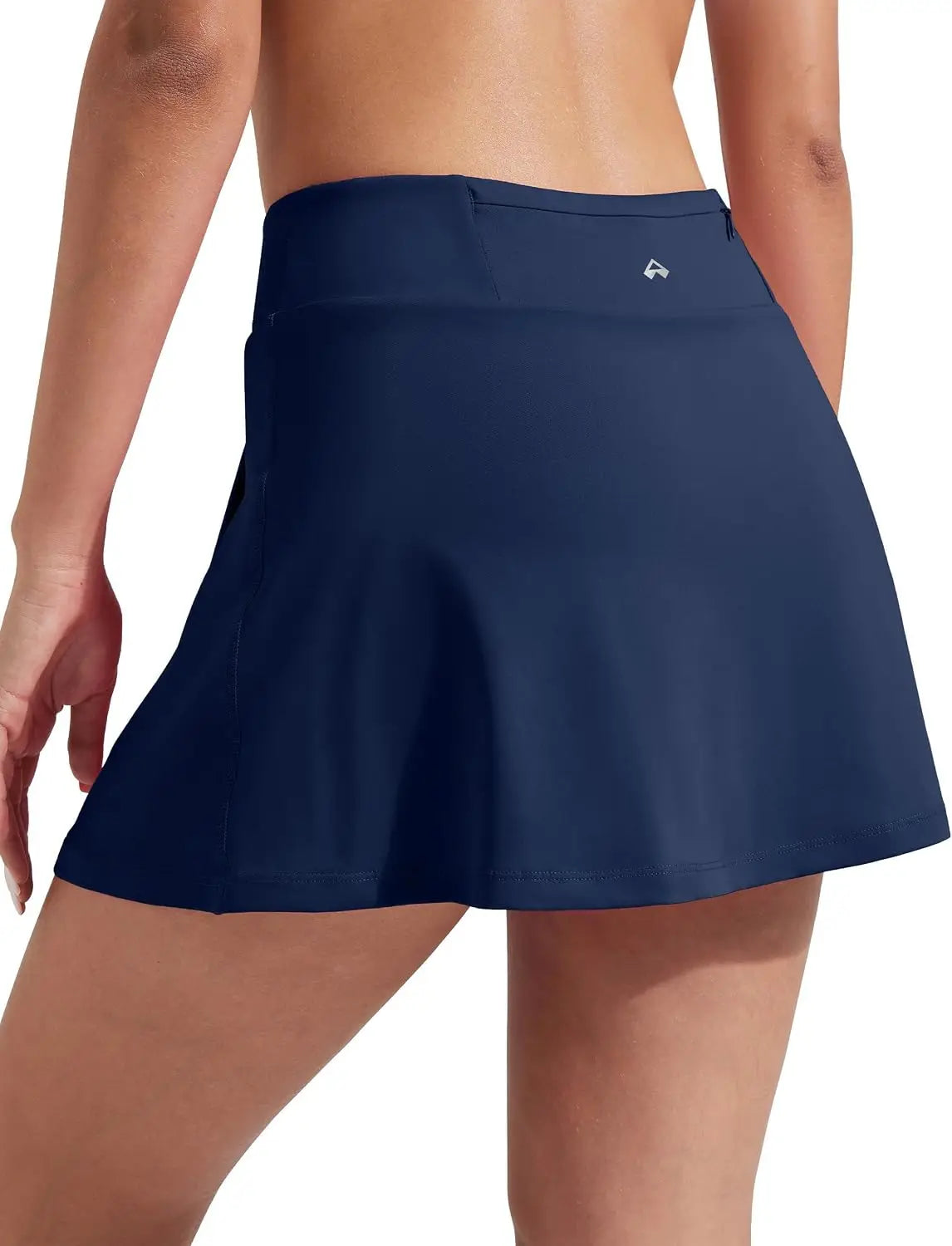 Pioneer Camp Women's 18" High Waisted Tennis Skort with Built-in Shorts & Pockets, Golf Athletic Long Skirt for Tennis Running W
