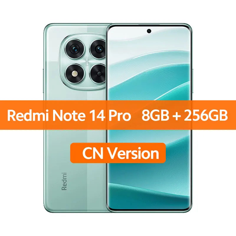 Xiaomi Redmi Note 14 Pro Chinese Version 120Hz 50MP Xiaomi HyperOS 5500mmAh(typ) battery 45W turbo charging Dimensity 7300-Ultra