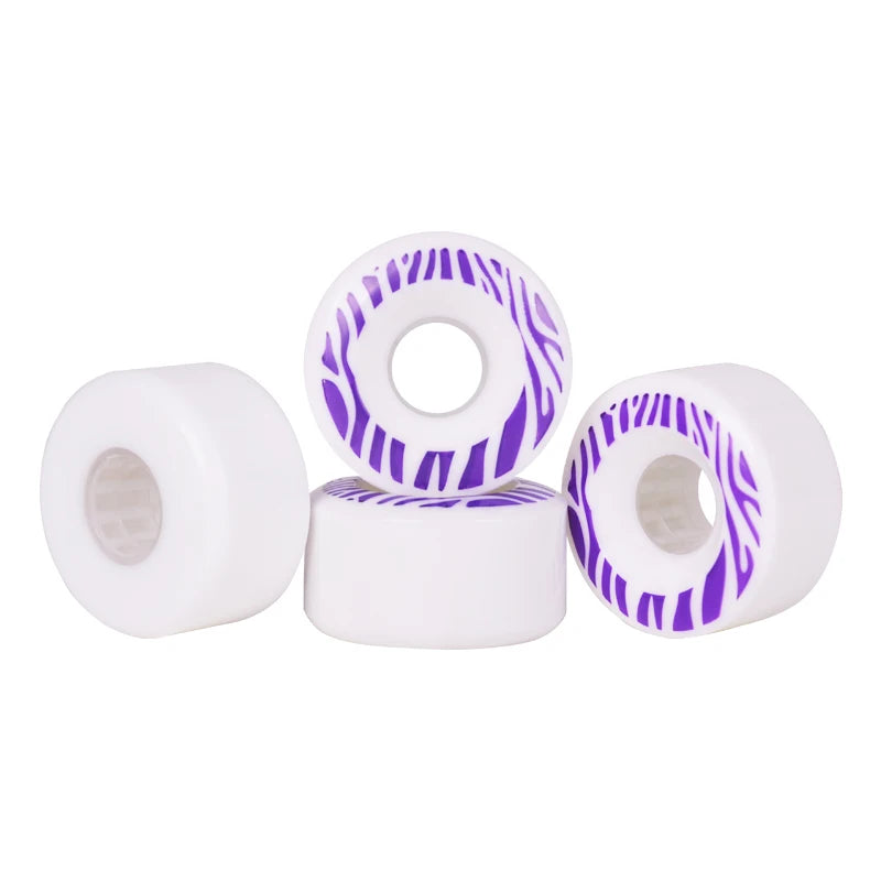 55*32mm Skateboard Wheels 80A HR65% Rebound All-Round Cruiser Trick Wheels for Double Kick Skateboard Wheel Accessories