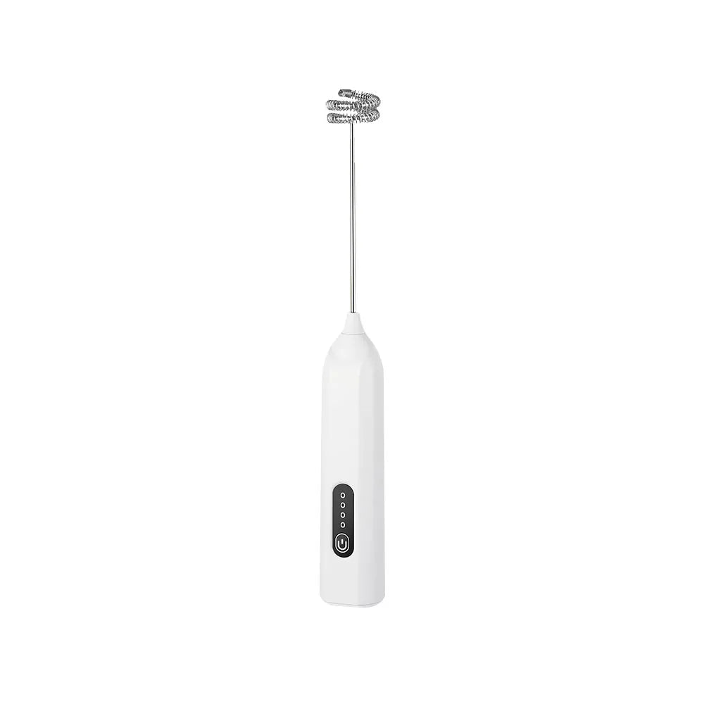 Electric Milk Frother Egg Beater Mini Portable Coffee Whisk Mixer USB Rechargeable Milk Foamer Maker Wireless Handheld Stirrer