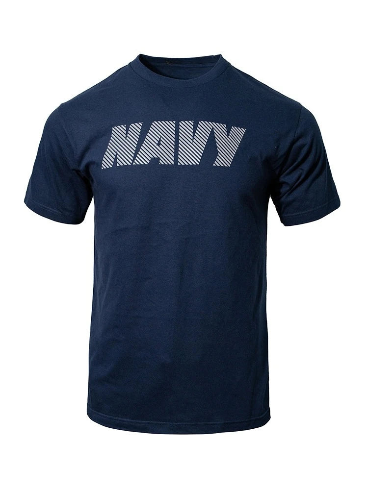Summer Men's Cool-Comfort Pure Cotton Casual Round-neck Pattern T-shirt Loose Base Layer Shirt for Boys
