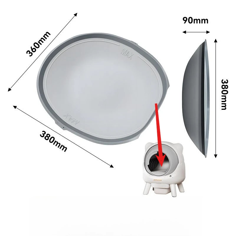 Special Mat for Automatic Cat Litter Box Easy To Clean and Replaceable Oxford Cloth Cat Toilet Pad