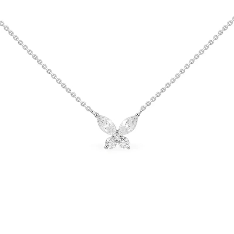 LI KI 925 Sterling Silver 2022 New Butterfly Earrings Beautiful Fashion Jewelry Free Delivery Valentine'S Day Gift