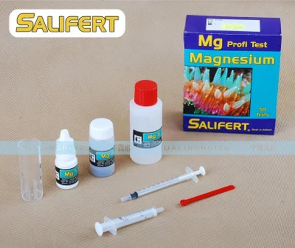 Salifert Test kit Ca Calcium Cu I2 KH Mg NH4 Ammonia NO2 Nitrite NO3 Nitrate PH PO4 Sr Potassium Water Test Reef Tank