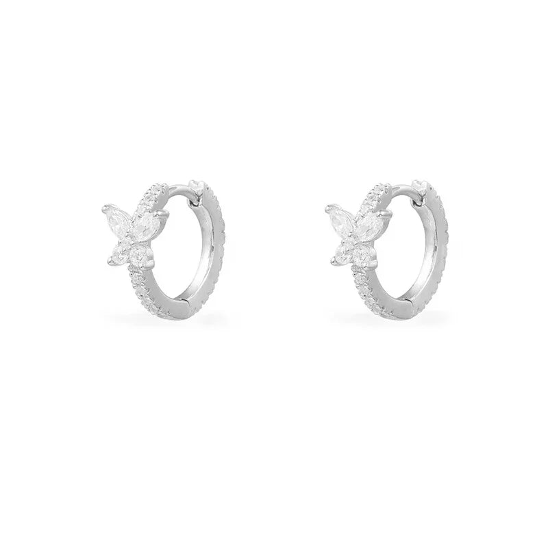 LI KI 925 Sterling Silver 2022 New Butterfly Earrings Beautiful Fashion Jewelry Free Delivery Valentine'S Day Gift