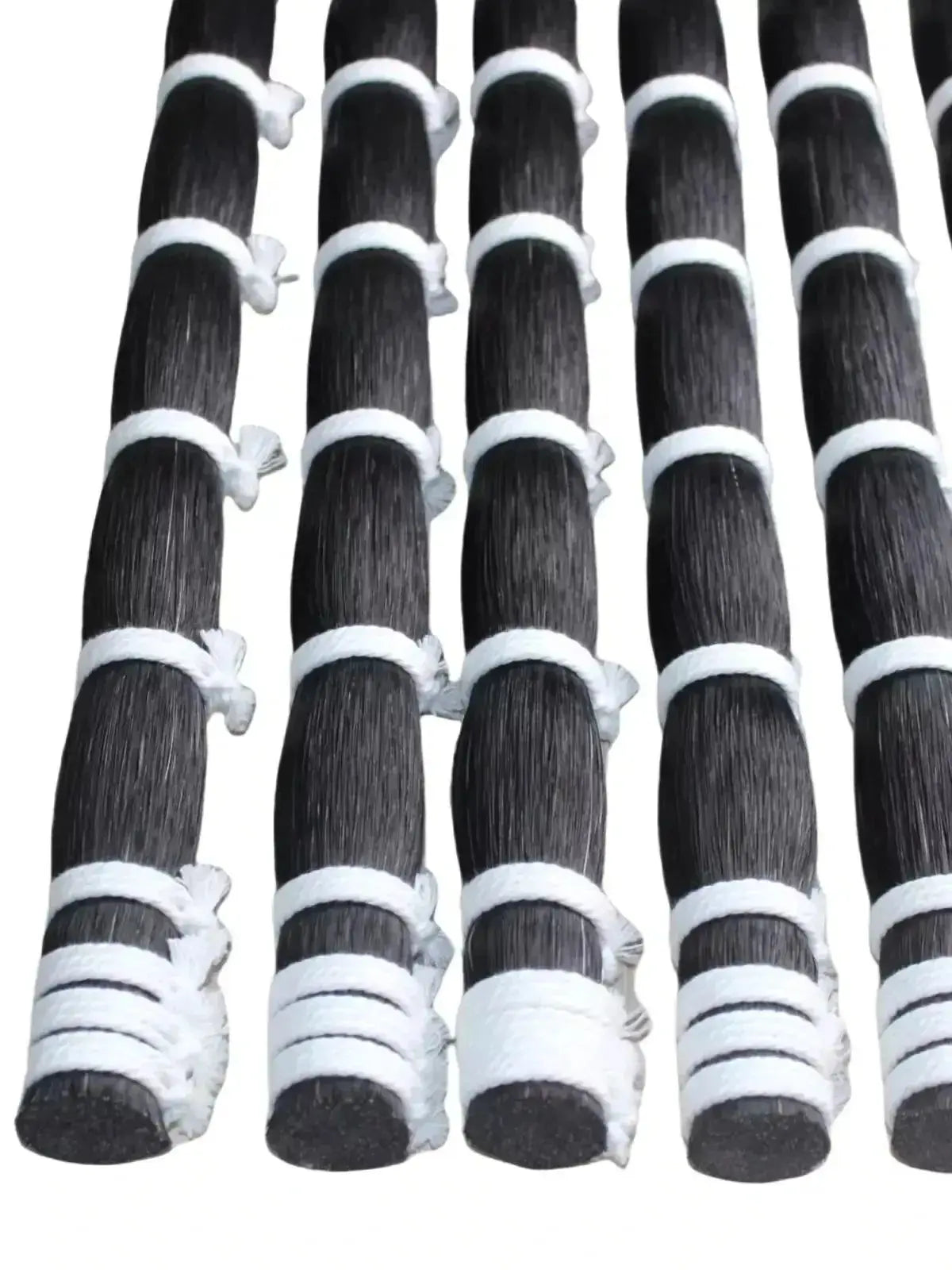 500g Real Black Horse Tail Hairs 80-84cm Horsetail Horsehair Bowed Instrument Bow Hairs Ponytail Mask Hair