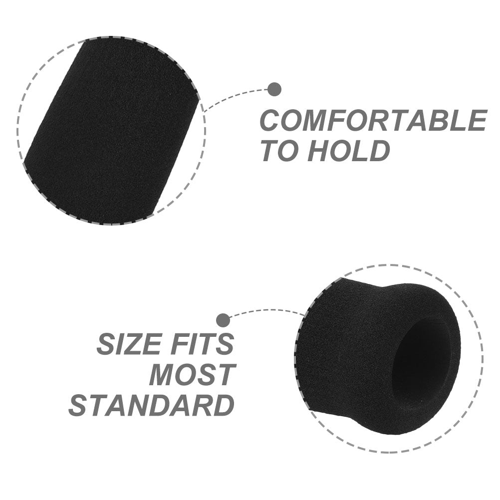 2 Pcs Walker Walking Aid Handle Cover Elderly Grip Accessories for Cane Replacement Handles Sponge Crutch Grips