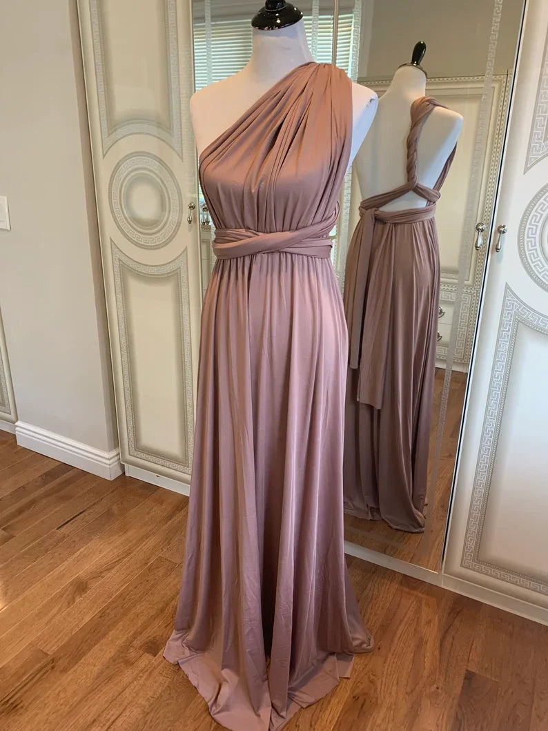Multiway Maxi Dress Bridesmaid Dress Infinity Cocktail Dress Floor Length Bridesmaid Dress Maxi Dress for Bridesmaid Gifts