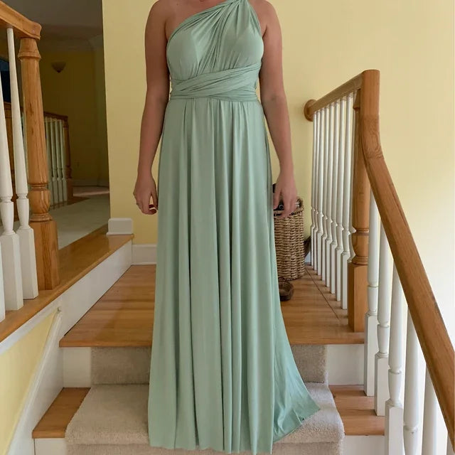Multiway Maxi Dress Bridesmaid Dress Infinity Cocktail Dress Floor Length Bridesmaid Dress Maxi Dress for Bridesmaid Gifts