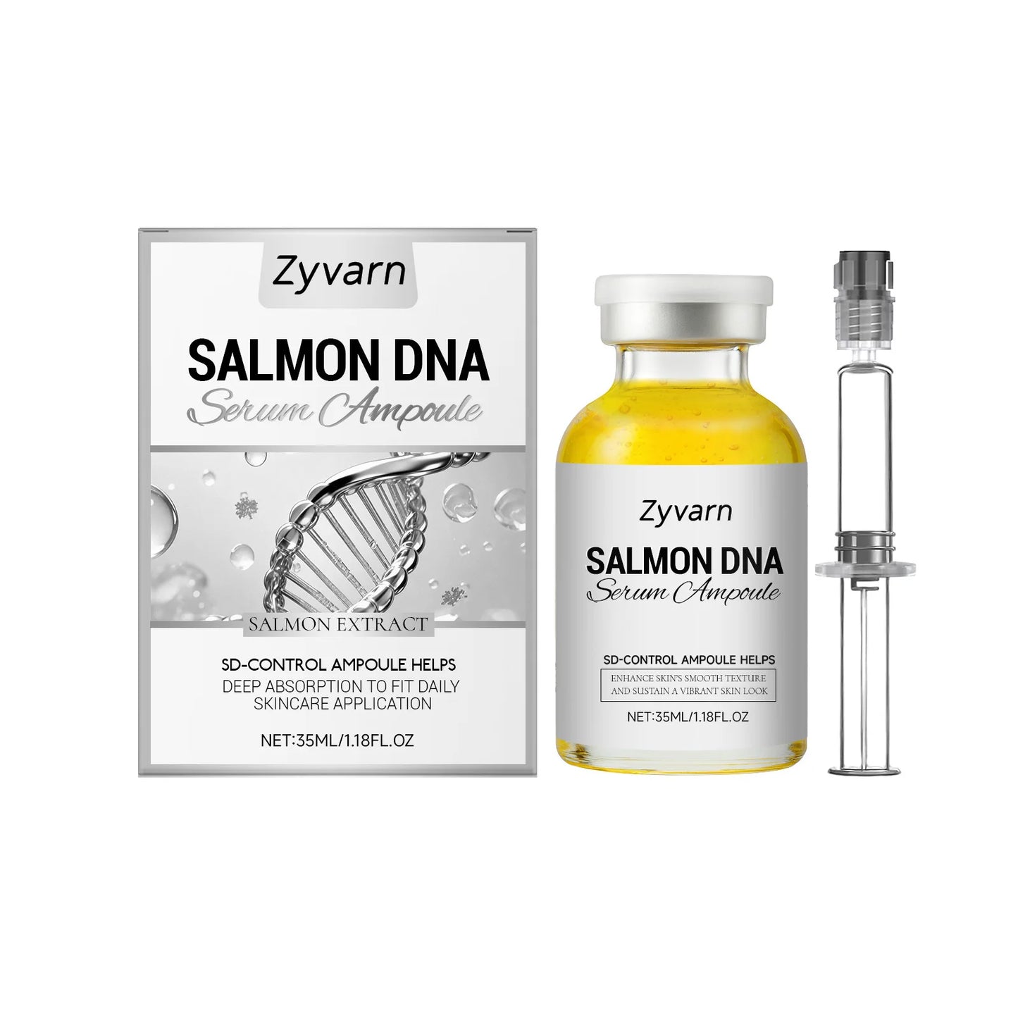 Salmon Peptide Lifting Serum Grade Skincare Deeply Repairs Revitalizes Brightens Moisturizes Collagen Anti Aging Essence Ampoule