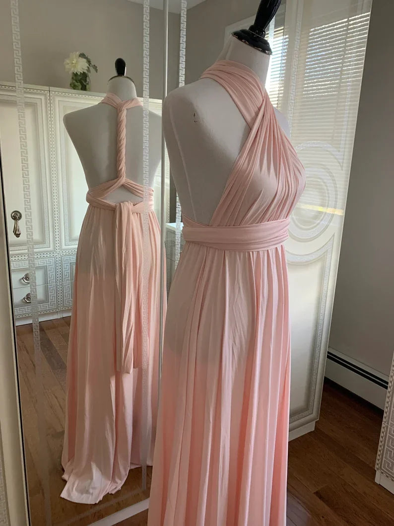 Multiway Maxi Dress Bridesmaid Dress Infinity Cocktail Dress Floor Length Bridesmaid Dress Maxi Dress for Bridesmaid Gifts