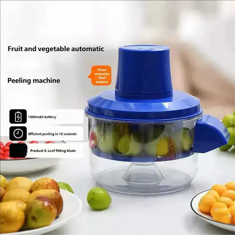 HOMEFISH Electric Automatic Fruit Peeler for Grape Cherry Tomato - Effortless Kitchen Smart Gadgets for Fruit Skin Removal