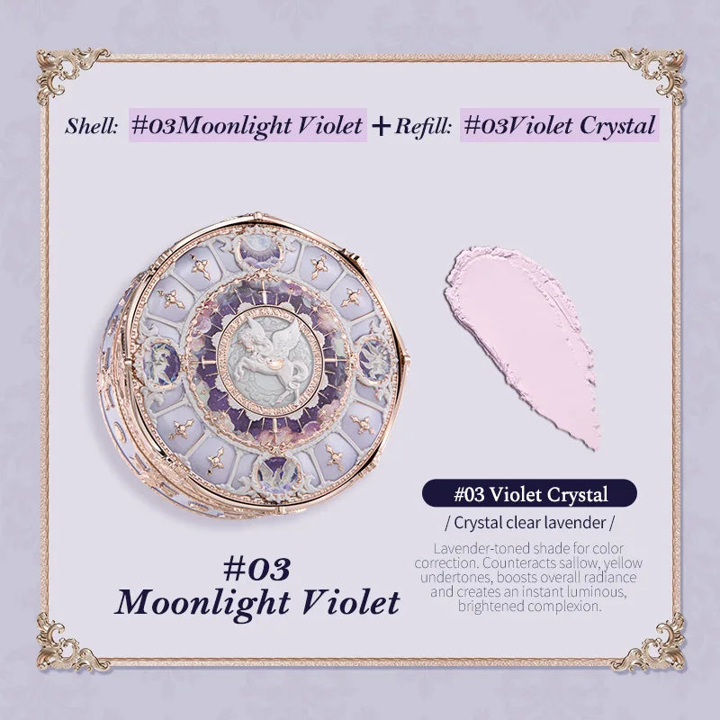 [NEW]Flower Knows Knight Unicorn Collection Cloud Loose Setting Powder