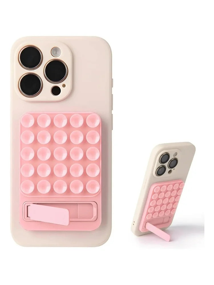 Silicone Suction Cup Phone Holder Waterproof Shower Mirror Wall Mount Sticky Foldable Stand for iPhone Android Accessories