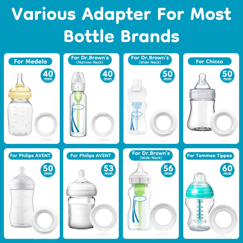MAMIJOY Portable Baby Bottle Warmer 4 Gears Adjustable LED Display Prevent Dry Burn Tpye-c Interface For Multi-brand Bottles N38