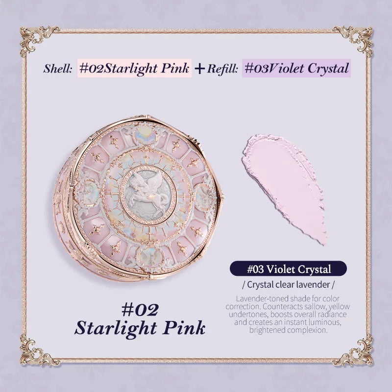 [NEW]Flower Knows Knight Unicorn Collection Cloud Loose Setting Powder
