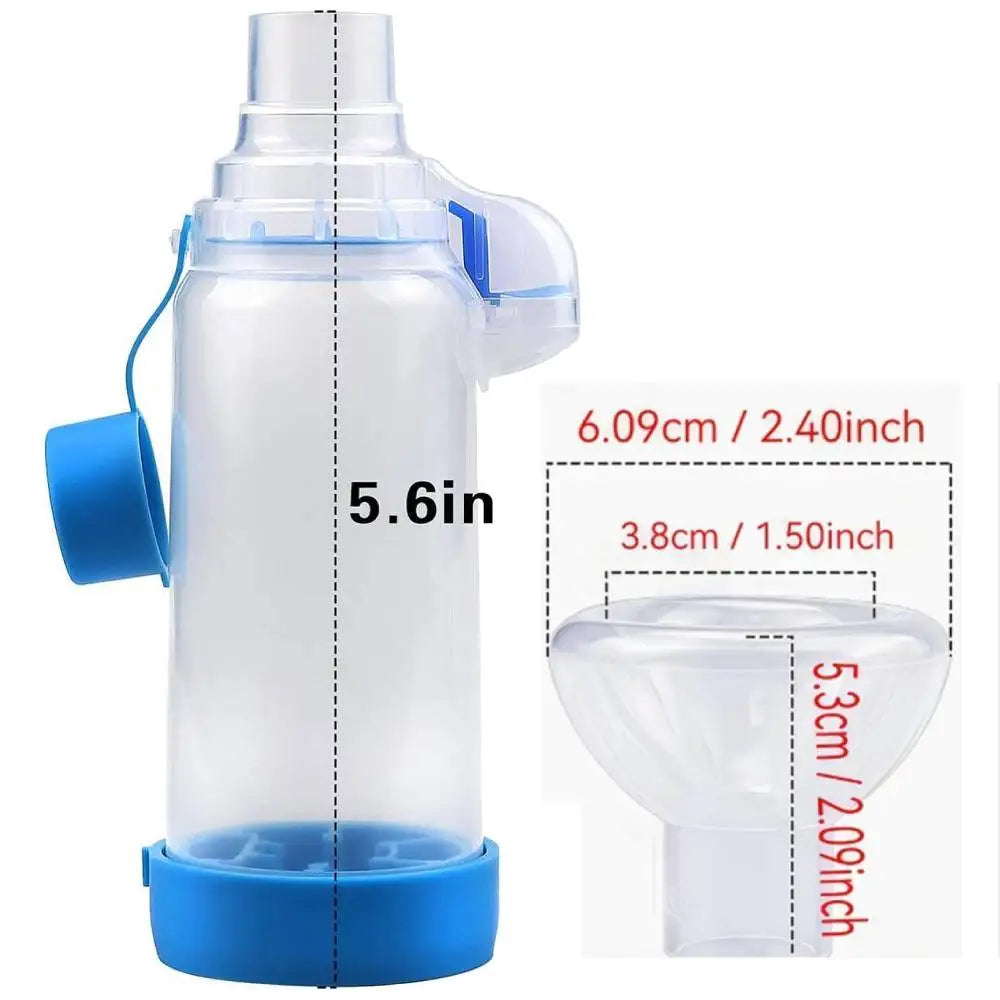 Pet Inhaler Spacer Chamber for Small Dog Pets Portable Travel Cats Use Nebulizador Inhaler Mask Animal Breathing Apparatus
