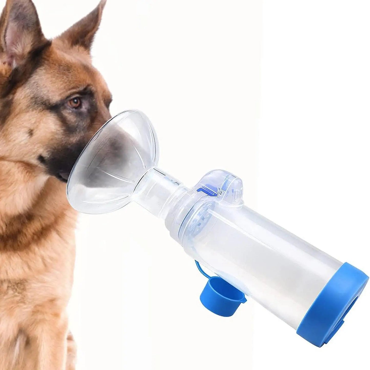 Pet Inhaler Spacer Chamber for Small Dog Pets Portable Travel Cats Use Nebulizador Inhaler Mask Animal Breathing Apparatus