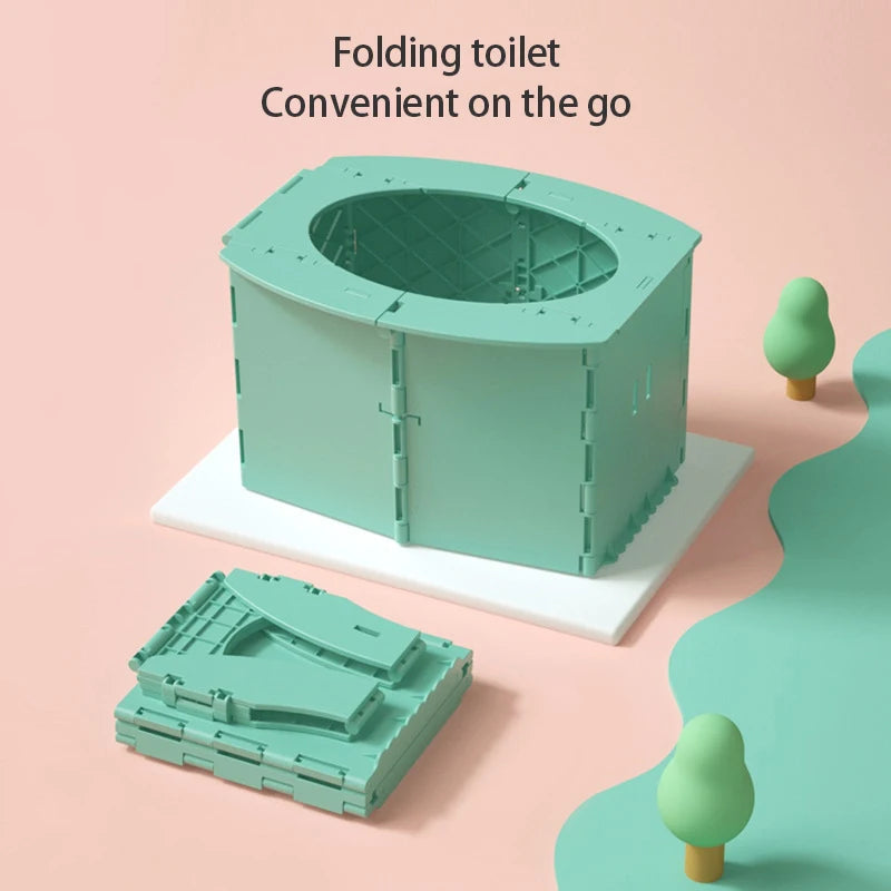 Foldable Travel Potty for Kids Portable Baby Toilet Seat for Outdoor Car Camping Potty Training