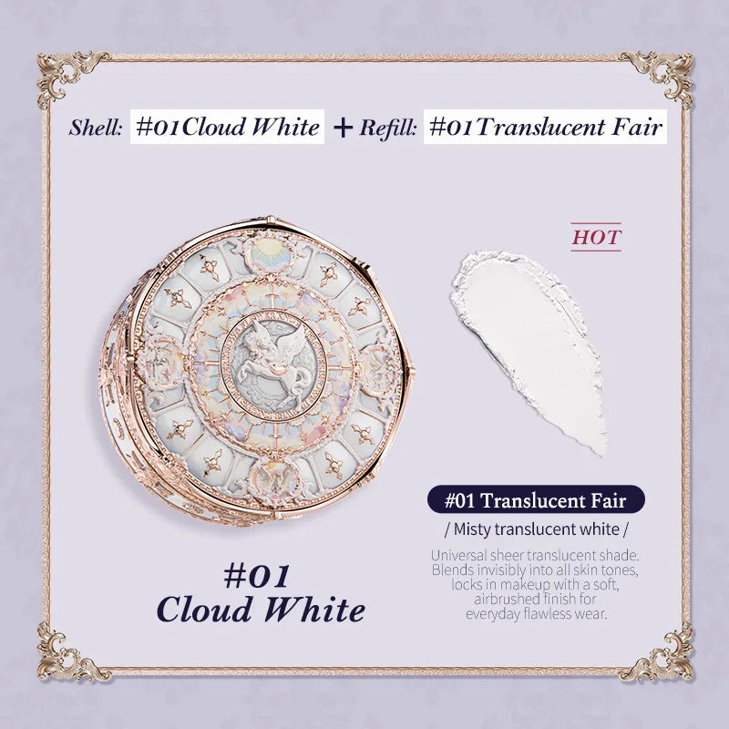 [NEW]Flower Knows Knight Unicorn Collection Cloud Loose Setting Powder