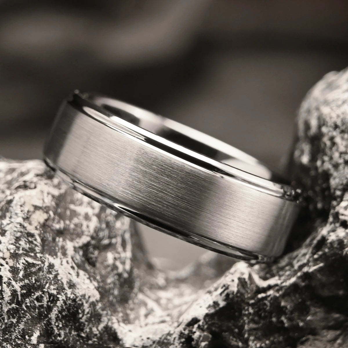 silver tungsten ring for man anillos bague homme pareja de compromiso fashion jewelry wedding bands couple engagement rings gift