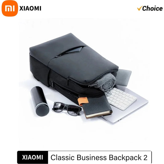 NEW Original Xiaomi Classic Business Backpack 2 Fashion Laptop Bag for Men and Women Travel Large Capacity Backpack