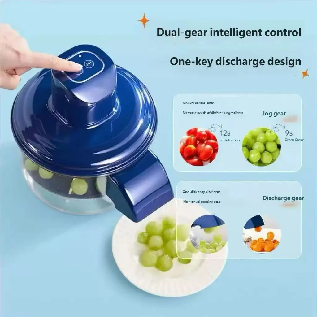HOMEFISH Electric Automatic Fruit Peeler for Grape Cherry Tomato - Effortless Kitchen Smart Gadgets for Fruit Skin Removal