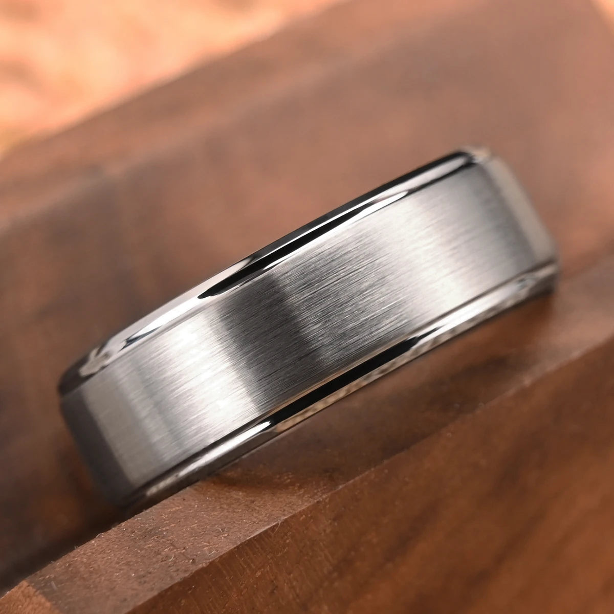 silver tungsten ring for man anillos bague homme pareja de compromiso fashion jewelry wedding bands couple engagement rings gift