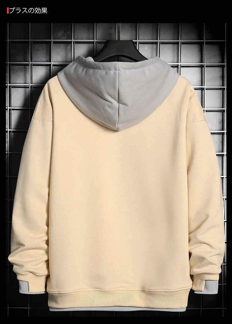 Men Hoodies Harajuku Hip Hop Sweatshirt Casual Oversized Hoodie Men Hooded Pullover Tops 2021 Mens Sportswear Hoodies Clothing