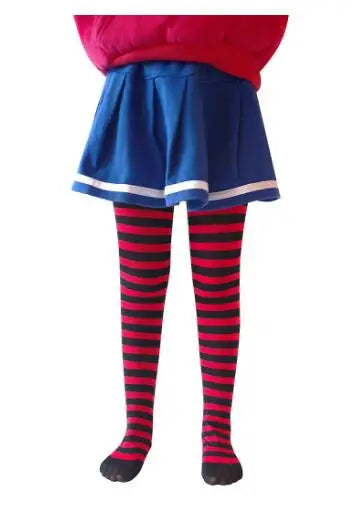 Halloween girl striped pantyhose holiday party costume props pantyhose
