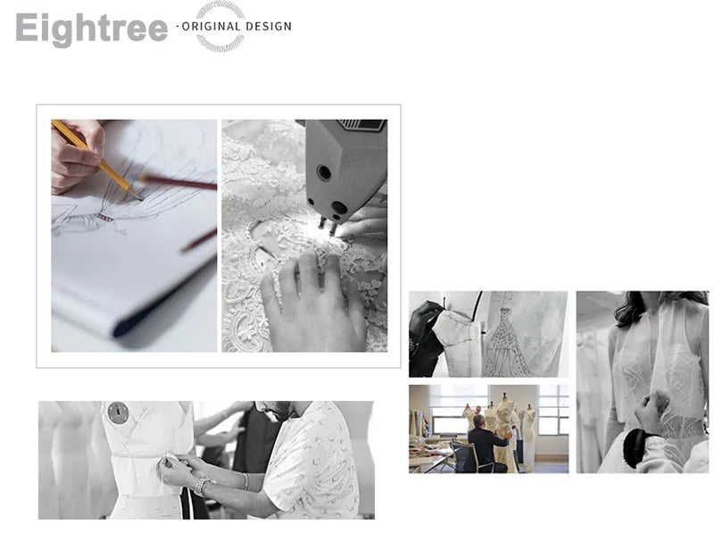 Eightree Fashion Short White Wedding Dresses Sleeveless Sweetheart Mini Bridal Dress Women Evening Wedding Prom Gowns Customized