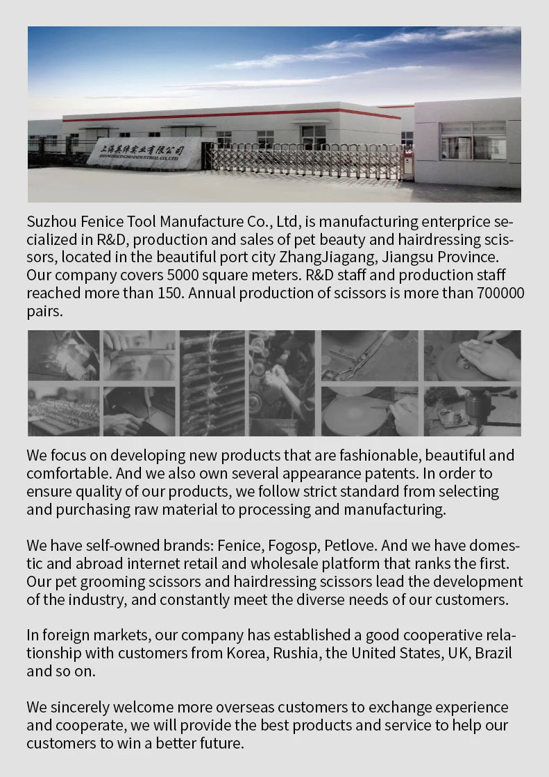 Fenice 4.5 Safety Round Tip Pet Dog Cat Grooming Cutting Scissors Dogs Hair Cutting Shear for Eyes/Face/Foot/Nose