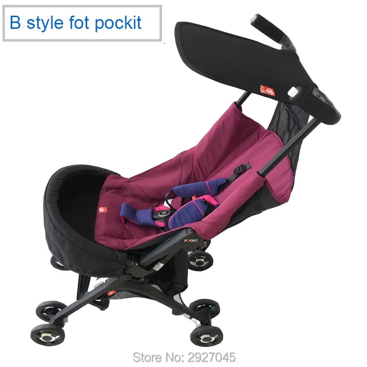 Baby stroller accessories extend footboard extension foot rest ONLY For Pockit, Pockit plus  All-Terrain  (Not for All-City).
